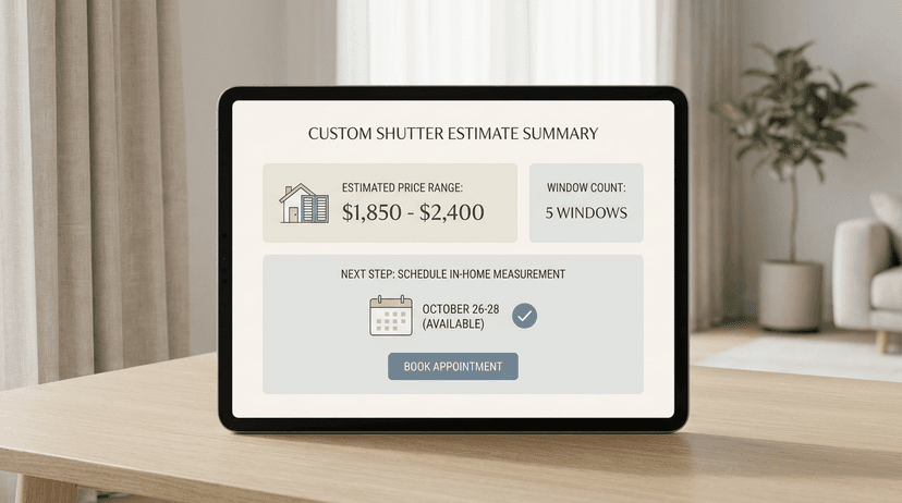 Get instant estimates